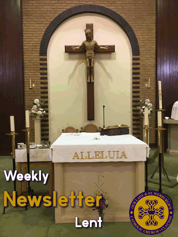 Picture of the altar at Our Lady and St. Werburgh Catholic Church
