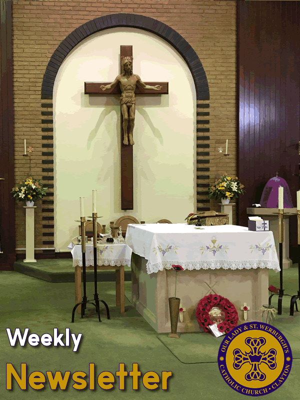 Picture of the altar at Our Lady and St. Werburgh Catholic Church