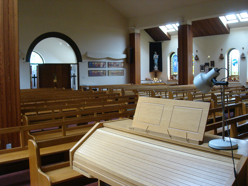 Our Lady and St. Werburgh Church Organ and Pews Looking North West