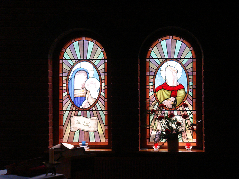 Our Lady and St. Werburgh Church Stained Glass Windows